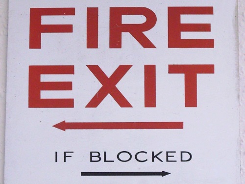 Fire Exit. Maybe.